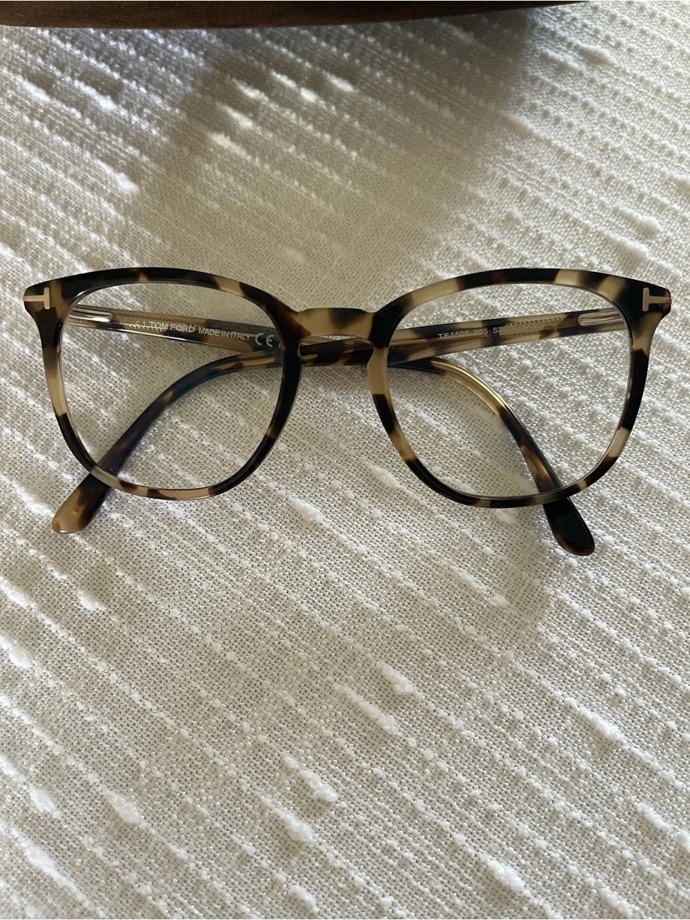 Tom Ford Tortoise Shell Round-Frames - Optical Glasses